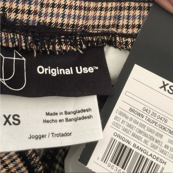 Adult tapered woven joggers original use brown xs - Picture 11 of 11